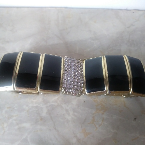 Black & Gold Sparkly Bracelet - Picture 3 of 4